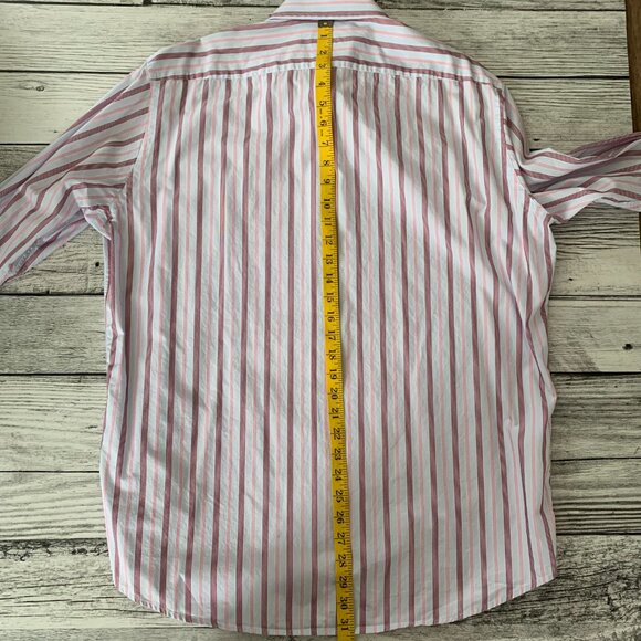 Boss Hugo Boss Striped Button Down Dress Shirt - Picture 11 of 12